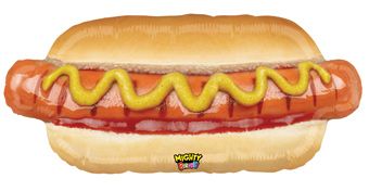 Realistic Hot Dog Foil Balloon (32 Inches)