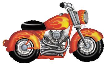 Snarley Motorcycle Balloon (45 Inch)
