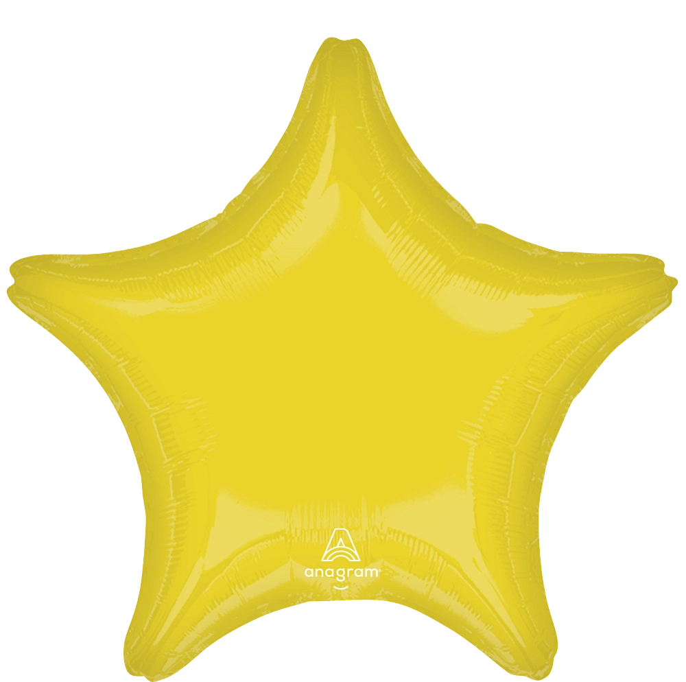 Vibrant Yellow Star Balloon (18 Inch)