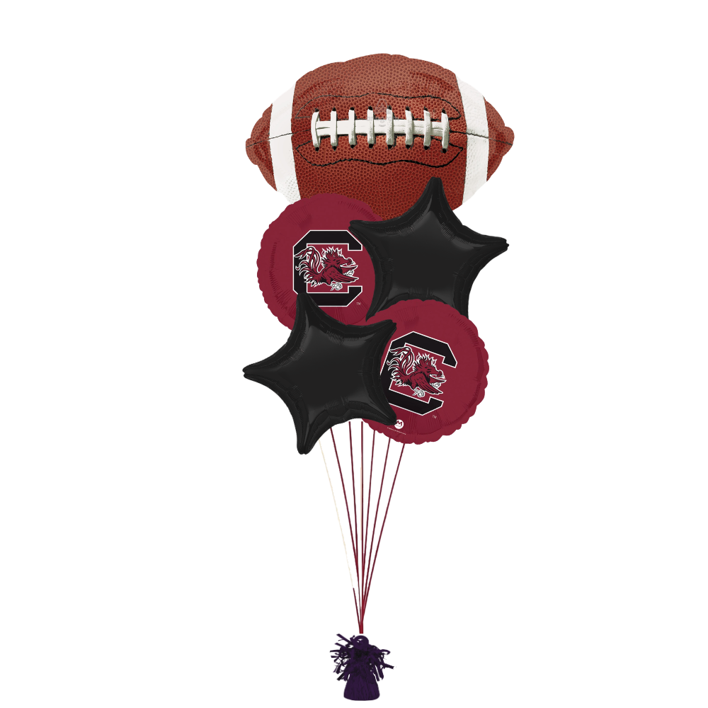 Football Team USC Gamecock Balloon Bouquet