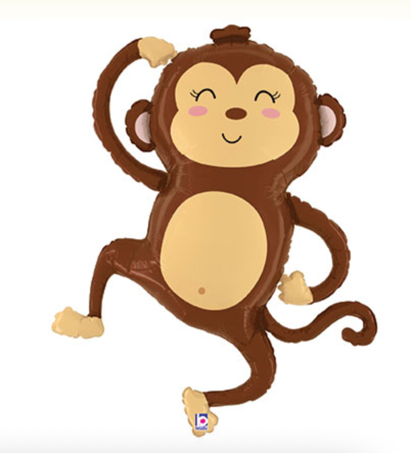 Cute Jungle Monkey Balloon (41 Inch)