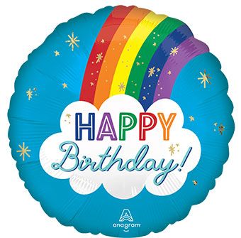 Rainbows and Clouds Balloons