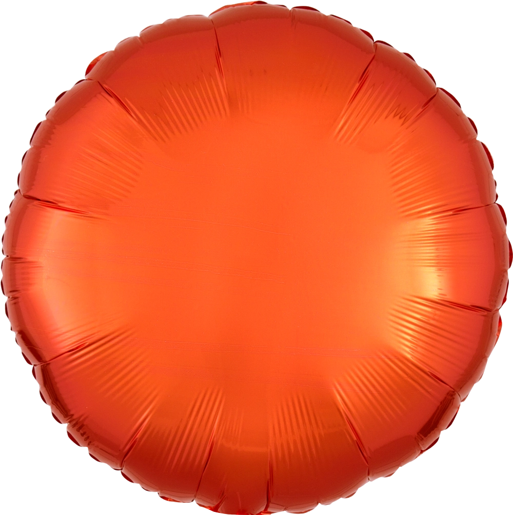 Orange Circle Balloon (18 Inch)