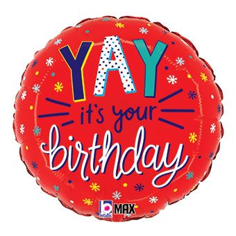 Yay It's Your Birthday Balloon (18 Inch)
