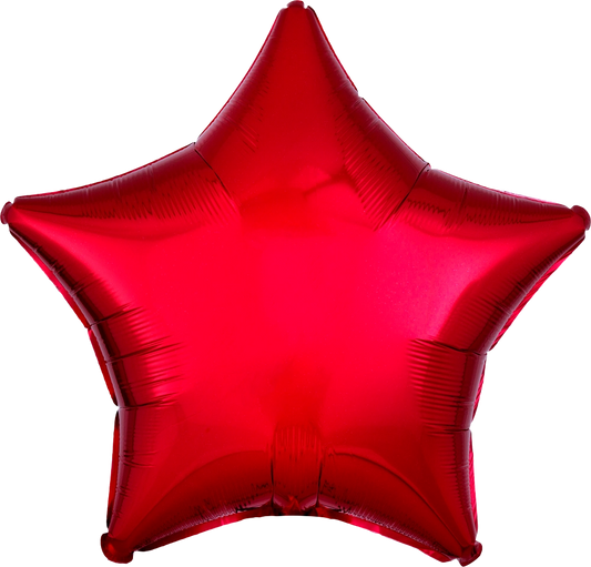 Red Star Foil Balloon (18 Inch)
