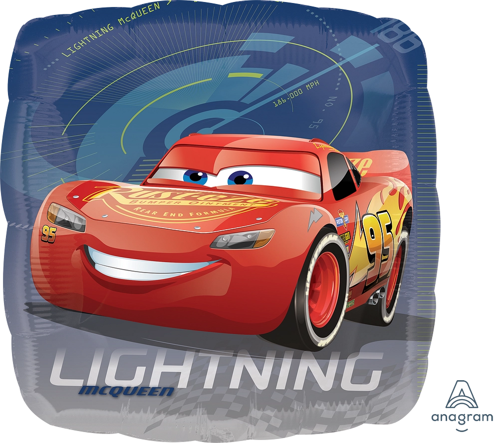 Lightning McQueen Cars 3 Double Sided Balloon (18 Inch)