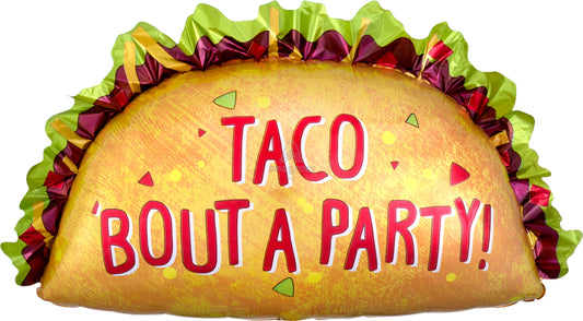 Taco 'bout a Party Taco Balloon (33 Inch)