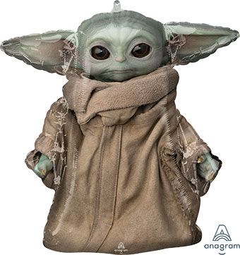 Large Airwalker Balloon Buddy Mandalorian Child Grogu Balloon