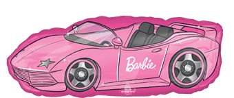 Barbie Roaster Car Balloon (37 Inch)