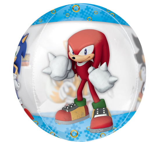 Sonic Characters Orbz Clearz Balloon (15 Inch)