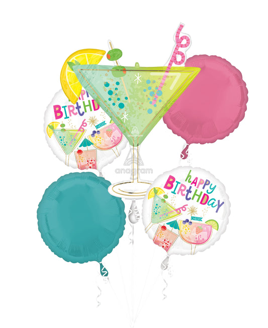 Birthday Cocktail Martini Bouquet Kit