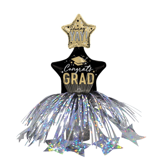 Stacked Stars Grad Mini Table Centerpiece