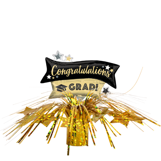 Congrats Grad Banners Mini Table Centerpiece