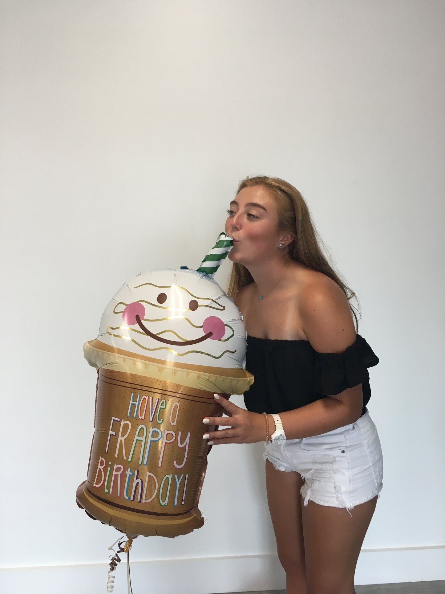 Have a Frappy Birthday Coffee Balloon (32 Inch)