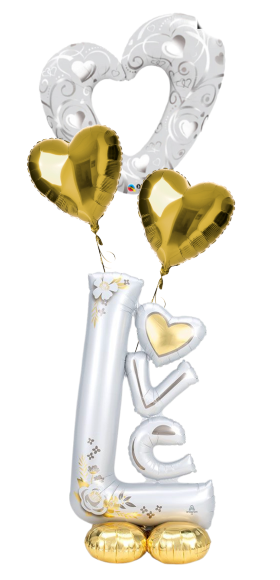Silver & Gold Love Bouquet