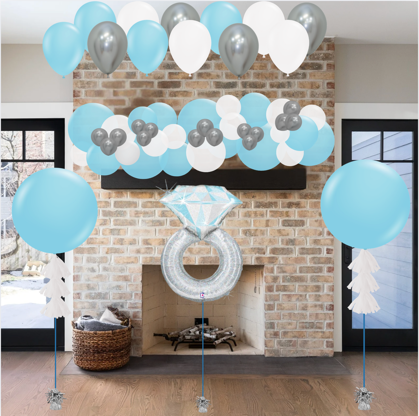 Blue Bachelorette Balloon Package