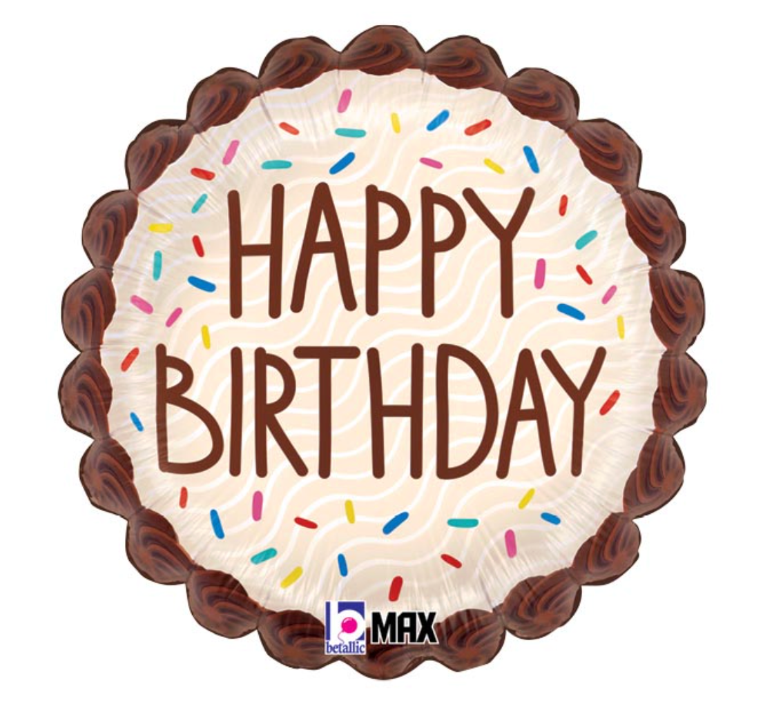 Birthday Chocolate Sprinkles Balloon