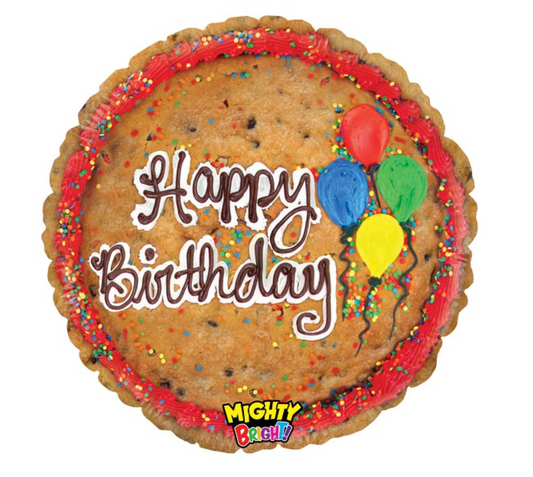 Happy Birthday Cookie Cake Balloon