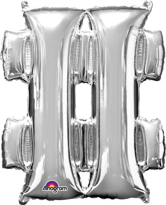 Large 3' Silver Letters