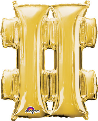 Large 3' Gold Letters & Symbols