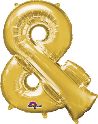 Large 3' Gold Letters & Symbols