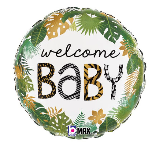 Jungle Welcome Baby Balloon (18 Inch)