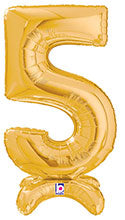 Non-floating, Standing 2' Gold Numbers (OPTIONS AVAILABLE)